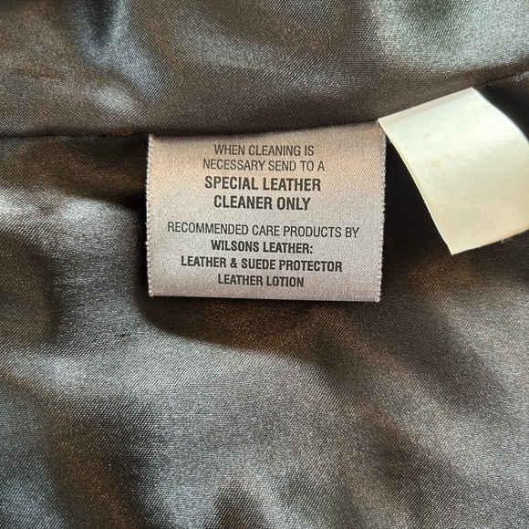 Vintage Wilson’s Leather Jacket Classic Dark Academia Grunge Streetwear 1986 - Picture 5 of 10